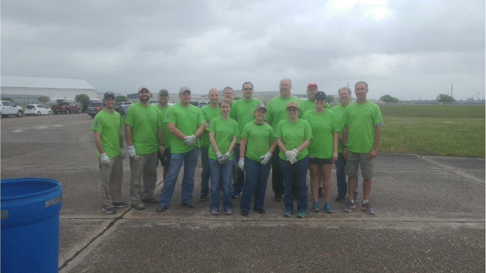 Firestone Polymers Teammates volunteering